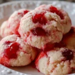 Melt In Your Mouth Cherry Shortbread Cookies | Buttery, Tender & Bursting with Cherry Flavor!