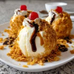 Homemade Fried Ice Cream | Crunchy Outside, Creamy Inside & Totally Irresistible!