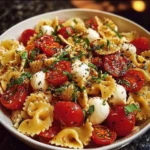 Caprese Pasta Salad – A Fresh Twist on an Italian Classic!