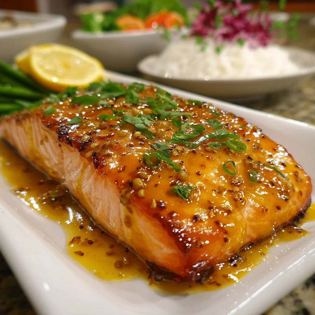 Maple Mustard Salmon | Sweet, Tangy & Perfectly Roasted!