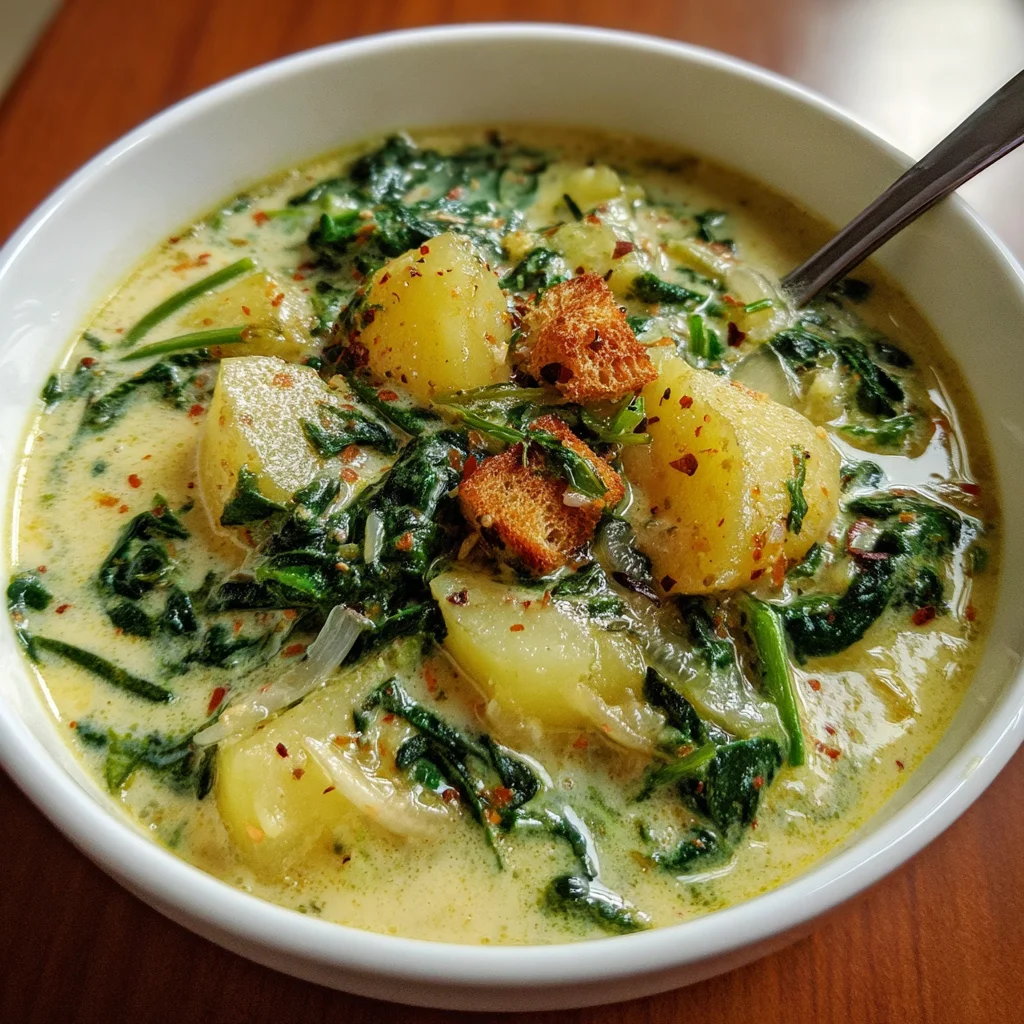 Cream of Spinach Soup | Velvety, Nutritious & Comfort in a Bowl!