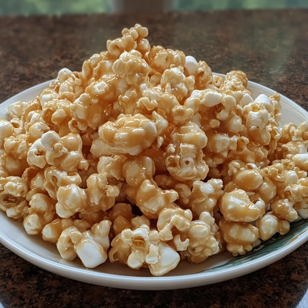 Marshmallow Caramel Corn