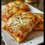 Homemade Easy Cheesy Pizza Pockets