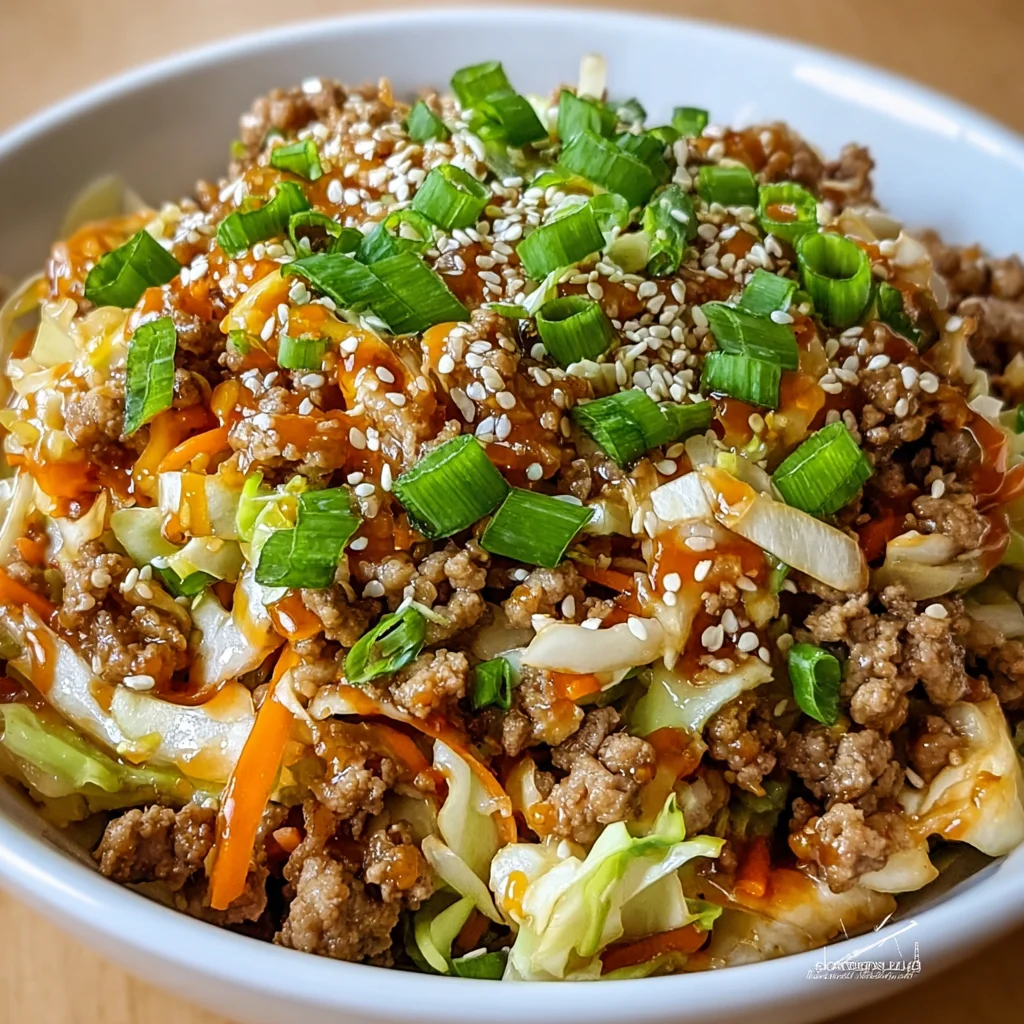 Egg Roll in a Bowl | Easy, Flavor-Packed & Low-Carb Favorite!