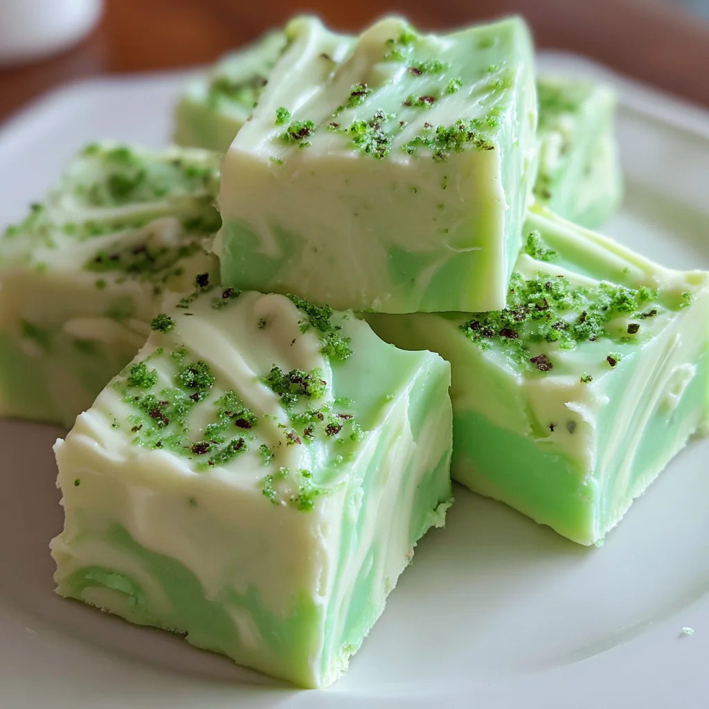 White Chocolate Mint Fudge – Creamy, Cool & Perfectly Festive!