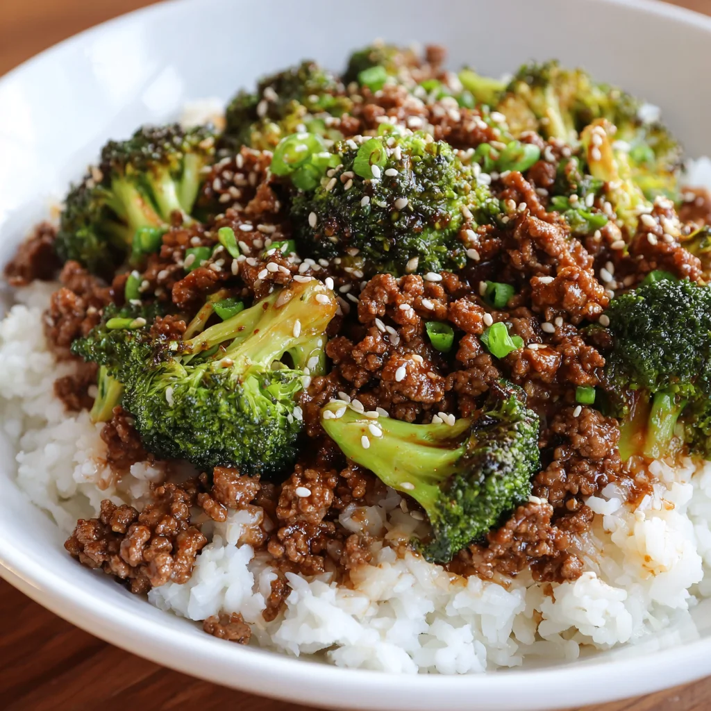 Ground Beef and Broccoli Rice Bowl – Easy, Savory & Meal-Prep Friendly!
