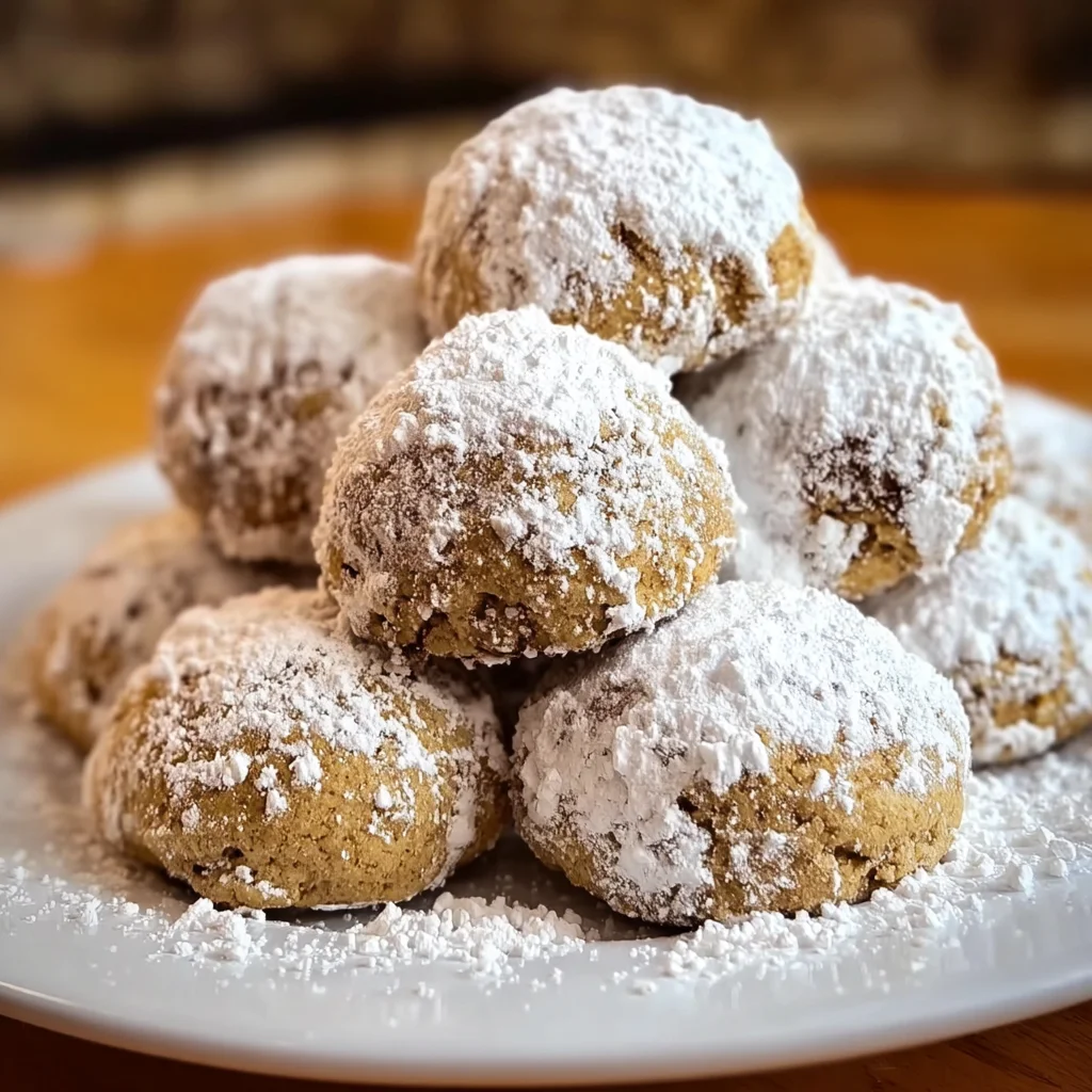 Gingerbread Snowball Cookies | Spiced, Buttery & Melt-in-Your-Mouth Holiday Magic!