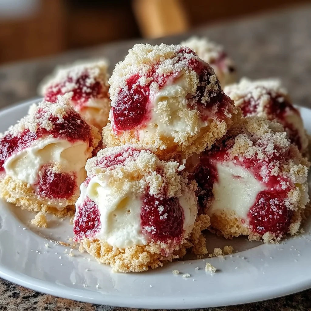 Strawberry Cheesecake Crunch Bites – Bite-Sized Bliss!