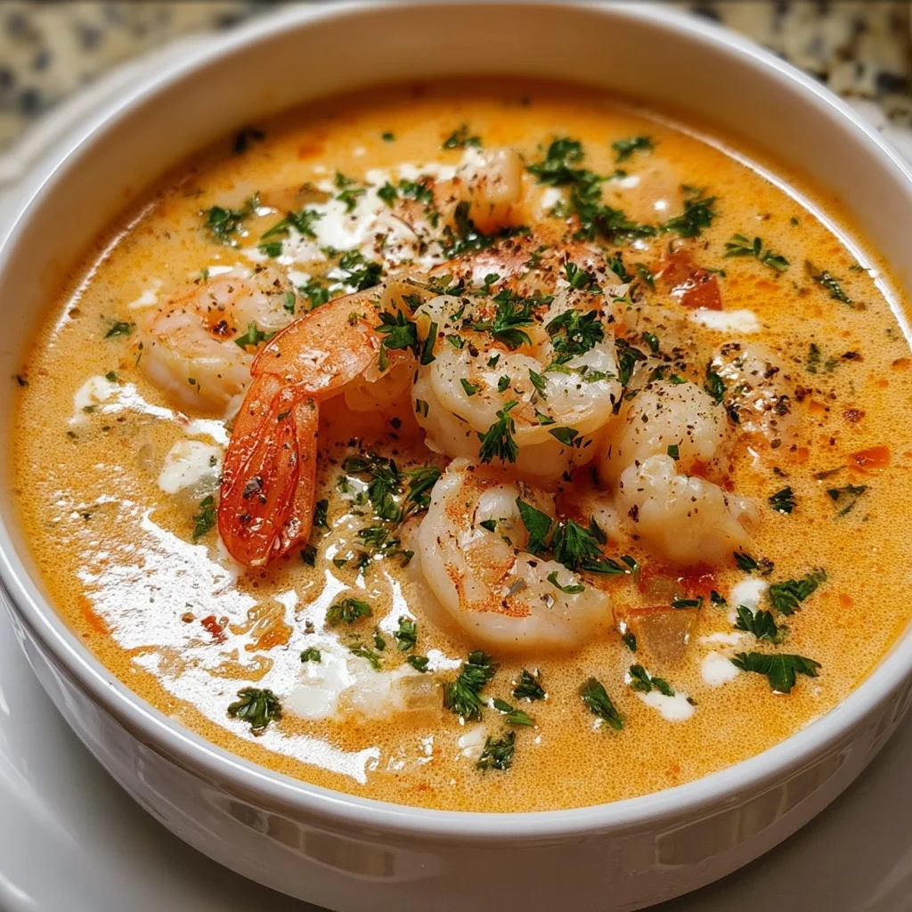 Luxurious Crab & Shrimp Seafood Bisque