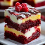 Red Velvet Cheesecake Brownie Bars