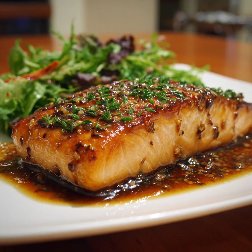 Maple Mustard Salmon | Sweet, Tangy & Perfectly Roasted!