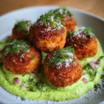 Salmon Balls with Creamy Avocado Sauce: A Tasty Delight!