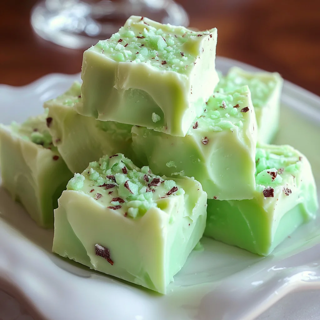 White Chocolate Mint Fudge – Creamy, Cool & Perfectly Festive!