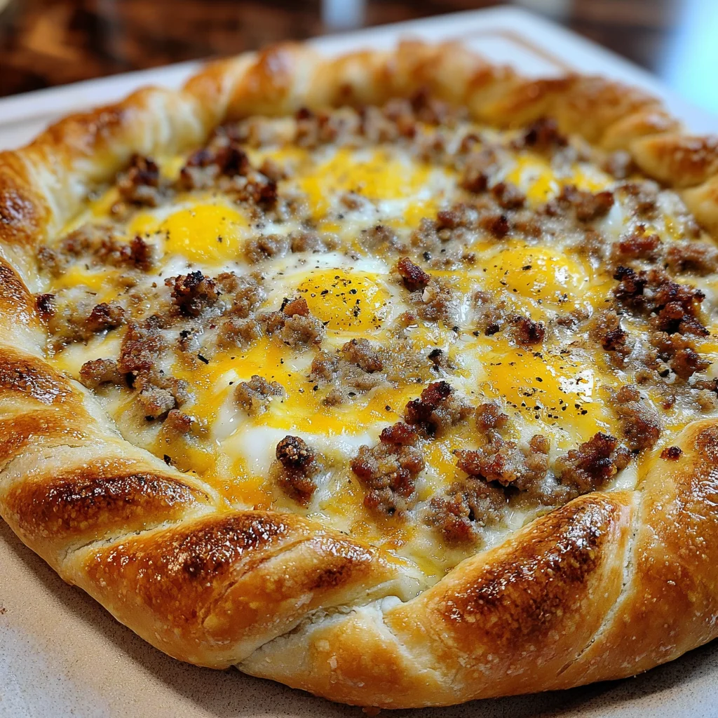 Sausage Gravy Breakfast Pizza | The Ultimate Morning Comfort Food!