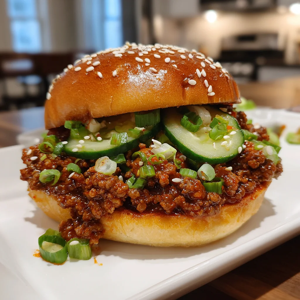 Korean Sloppy Joes – Bold, Saucy & Bursting with Flavor!