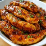 Honey Garlic Chicken Tenders | Sweet, Savory & Crispy Perfection!