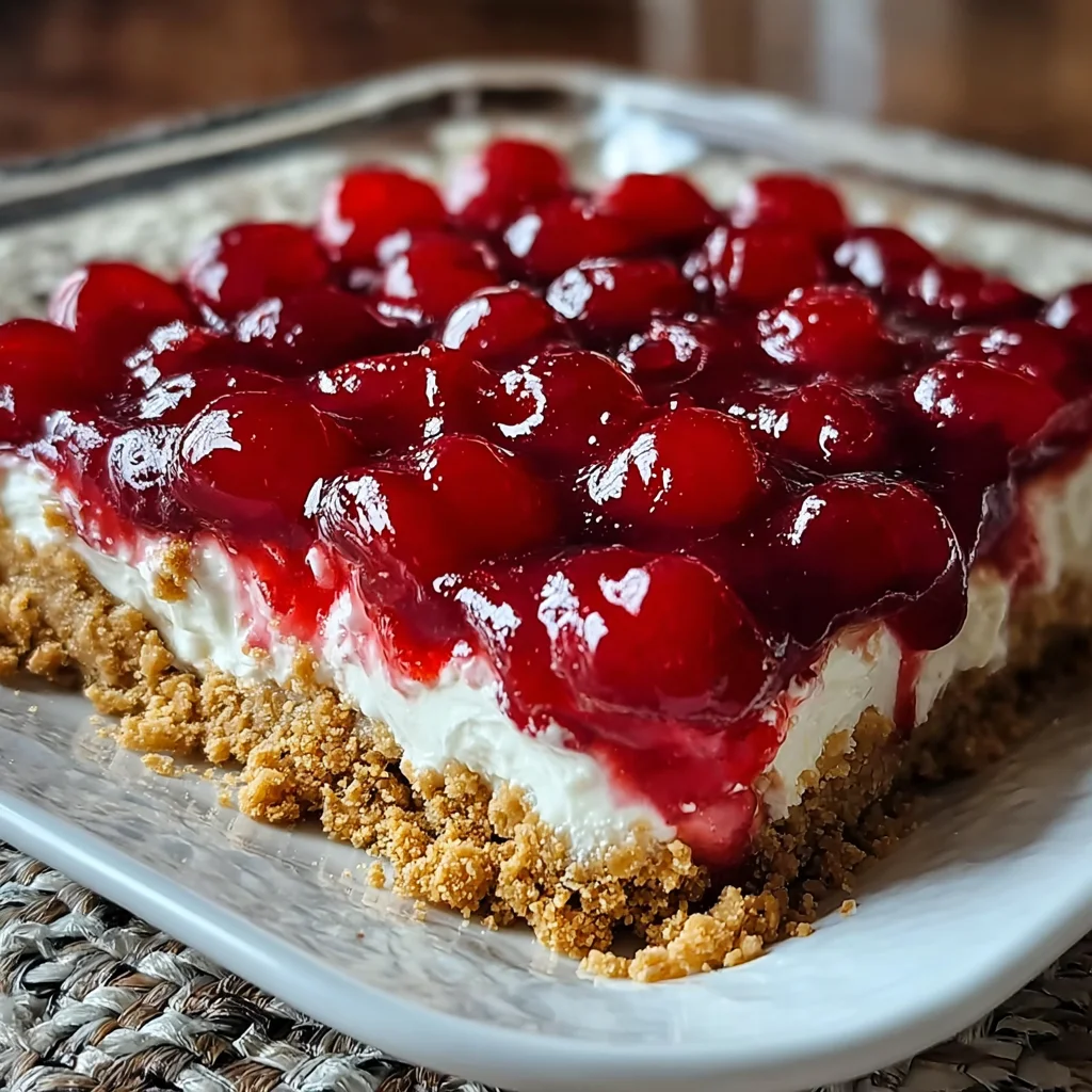 Classic Cherry Delight – Creamy, Cool & No-Bake Sweetness!