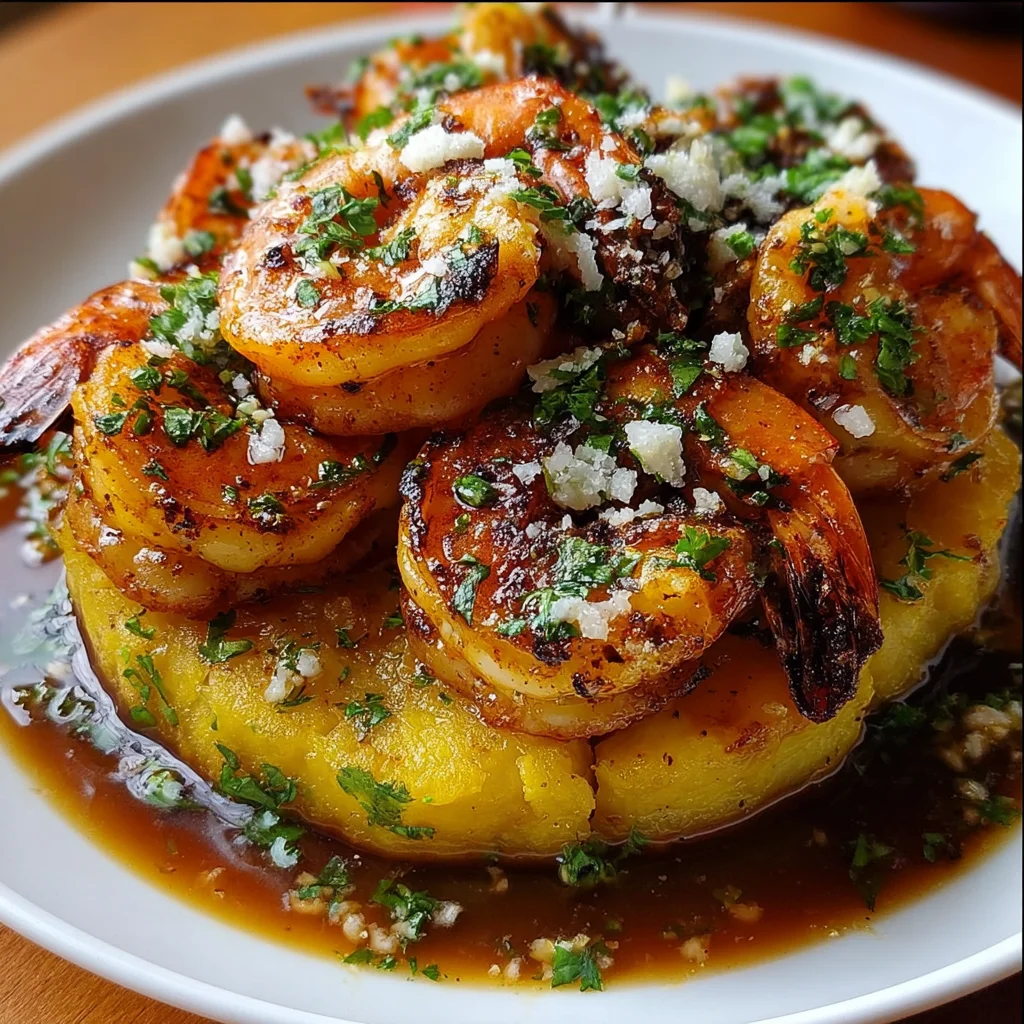 Mofongo Garlic Shrimp | Bold, Garlicky & Puerto Rican Comfort at Its Best!