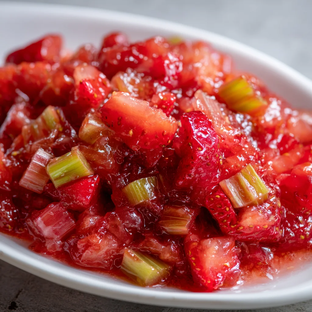 Rhubarb and Strawberry Jam | Sweet, Tangy & Bursting with Summer Flavor!