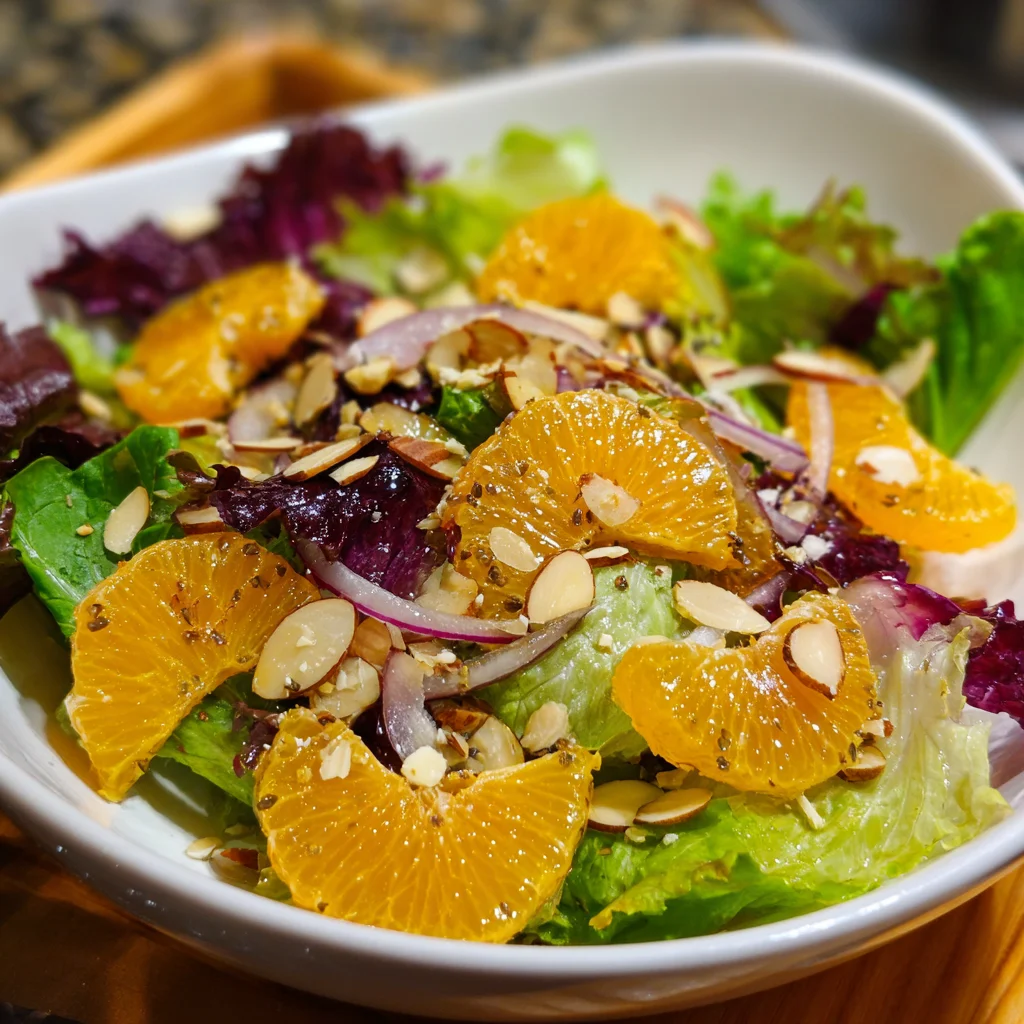 Mandarin Orange Salad – Bright, Fresh & Flavorful!