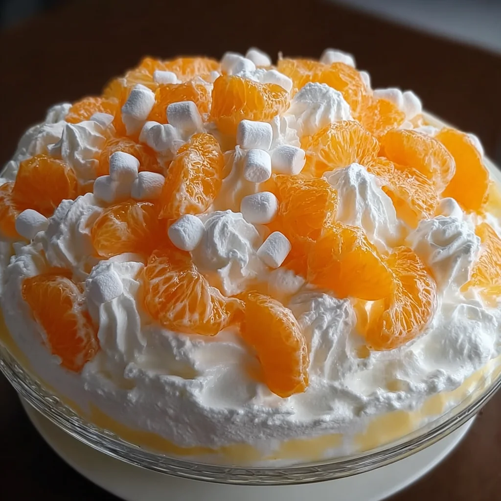 Creamsicle Orange Fluff Salad | Light, Nostalgic & Party-Perfect