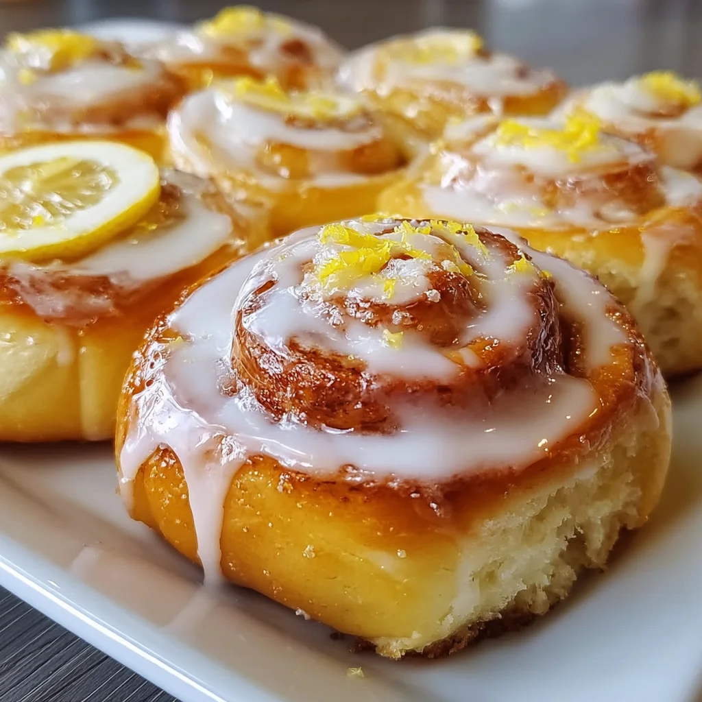 Lemon Sweet Rolls – Bright, Fluffy & Irresistibly Tangy