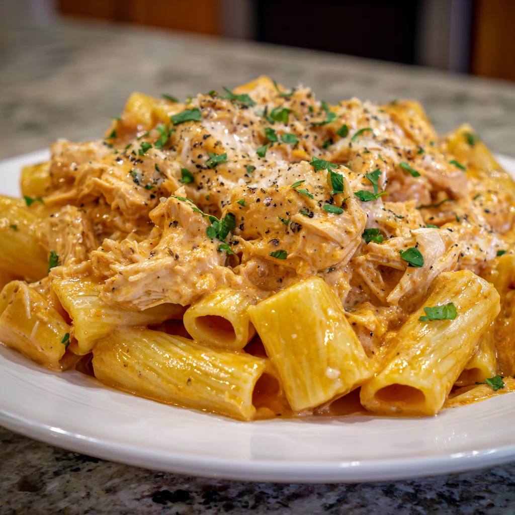 Cheesy Chicken Rigatoni | Creamy, Comforting & Family-Approved!
