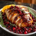 Cranberry Orange Glazed Turkey Breast | Sweet, Savory & Holiday-Perfect!