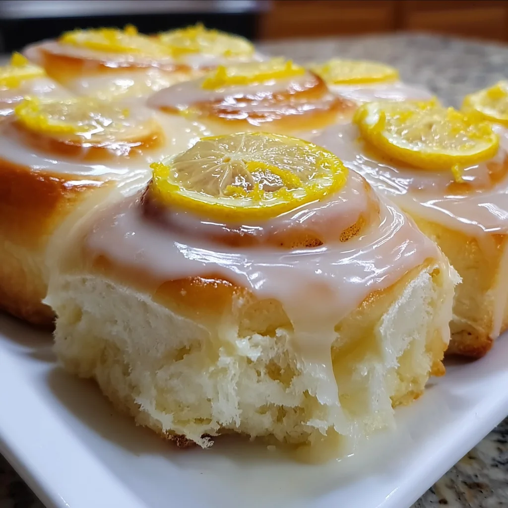 Lemon Sweet Rolls – Bright, Fluffy & Irresistibly Tangy