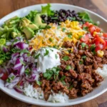 Ground Beef Burrito Bowls | Quick, Flavor-Packed & Totally Customizable!