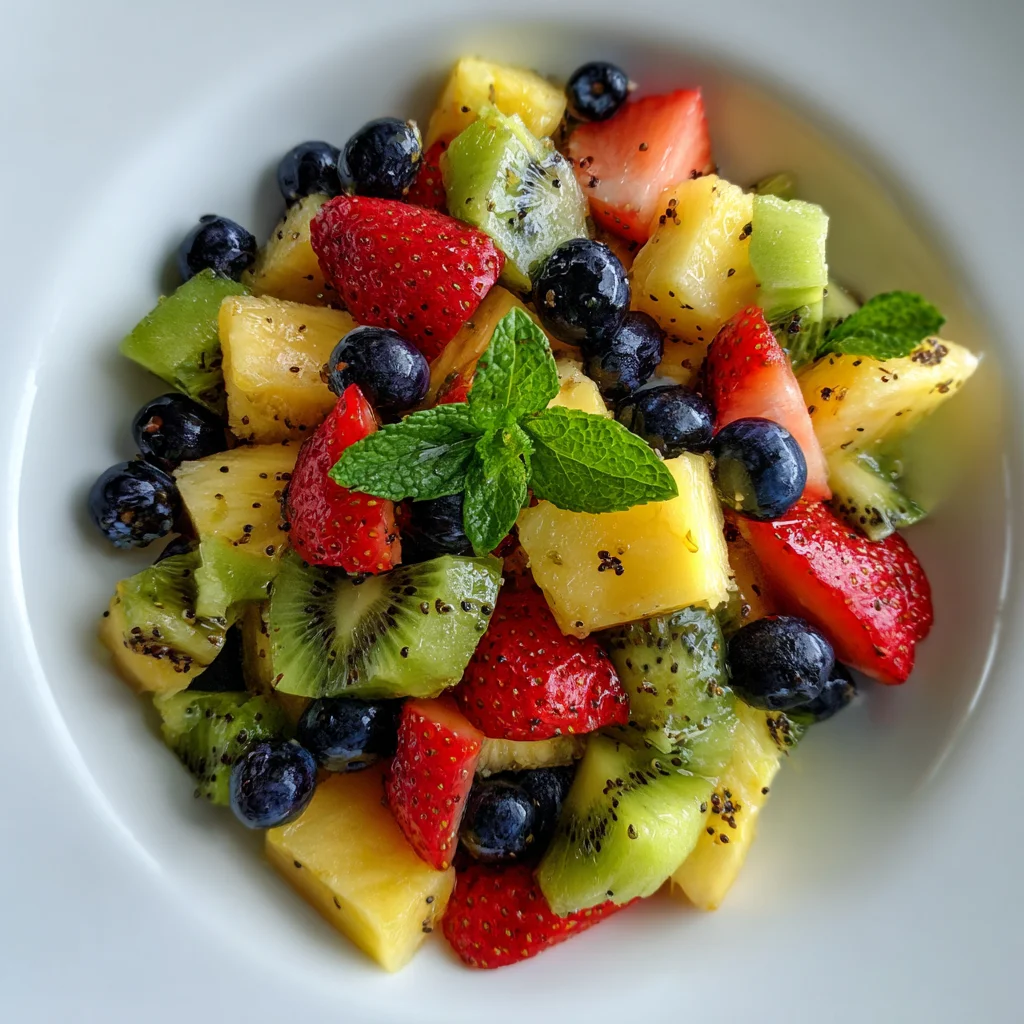 Tropical Pineapple Kiwi Salad – Refreshingly Sweet & Zesty