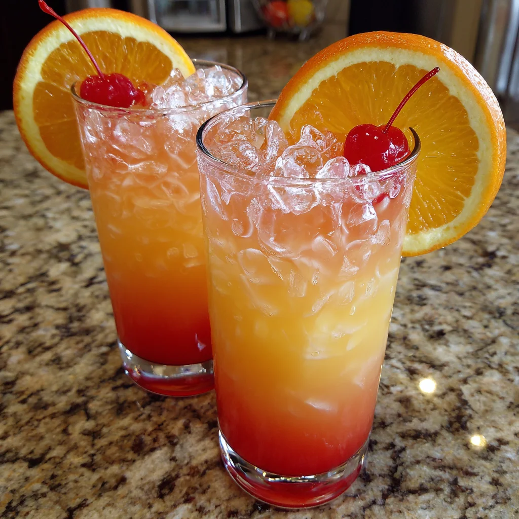 Sunrise Mocktail – A Vibrant, Refreshing Sip of Sunshine!