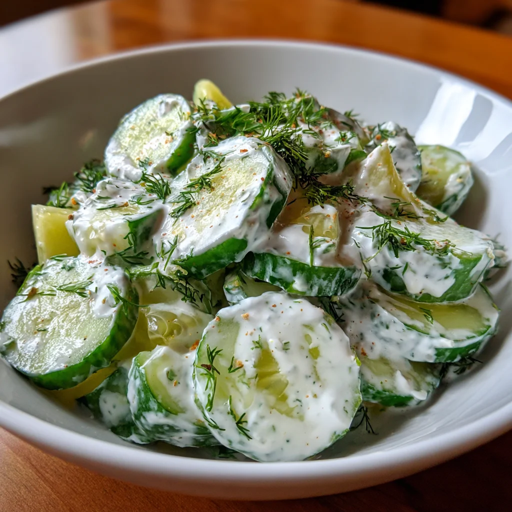 Pickle Juice Ranch Cucumber Salad – Your New Crunchy Obsession!