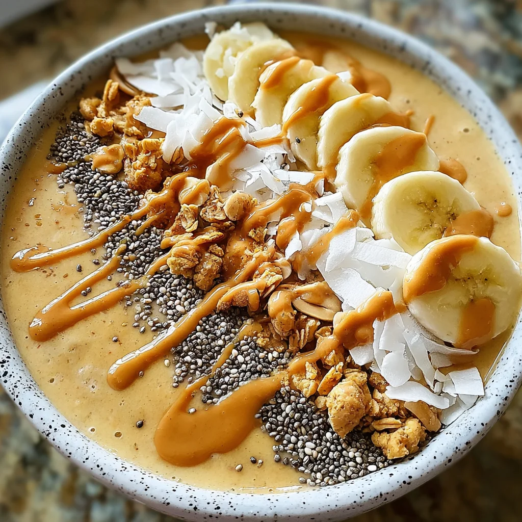 Peanut Butter Banana Smoothie Bowl – Creamy, Dreamy & Supercharged!
