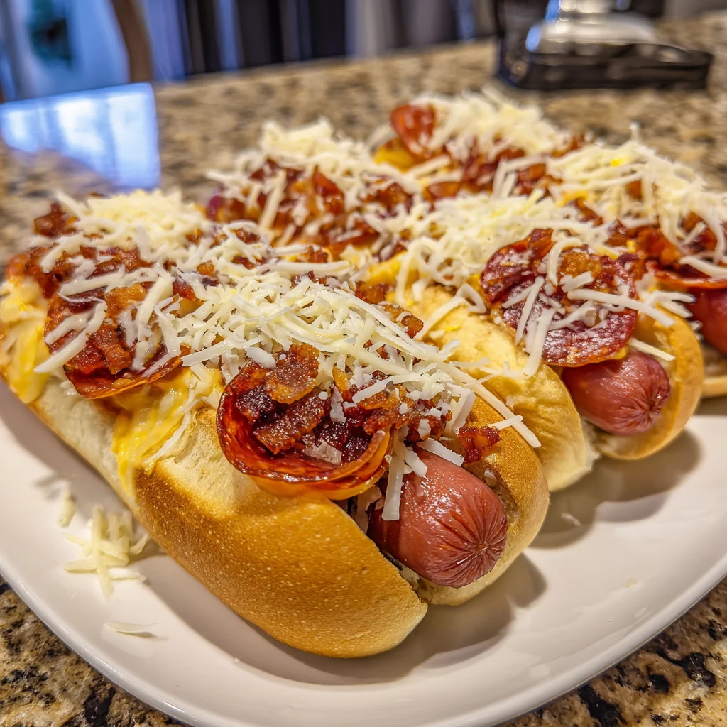 Air Fryer Pizza Dogs – Fun, Cheesy, and Ready in Minutes!
