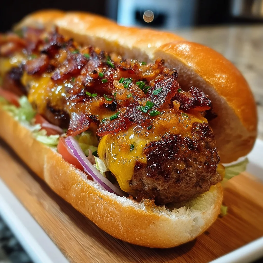 Bacon Cheeseburger Meatballs – All the Flavor, Half the Mess!