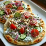 Tzatziki Chicken Pizza | Fresh, Creamy & Mediterranean-Inspired