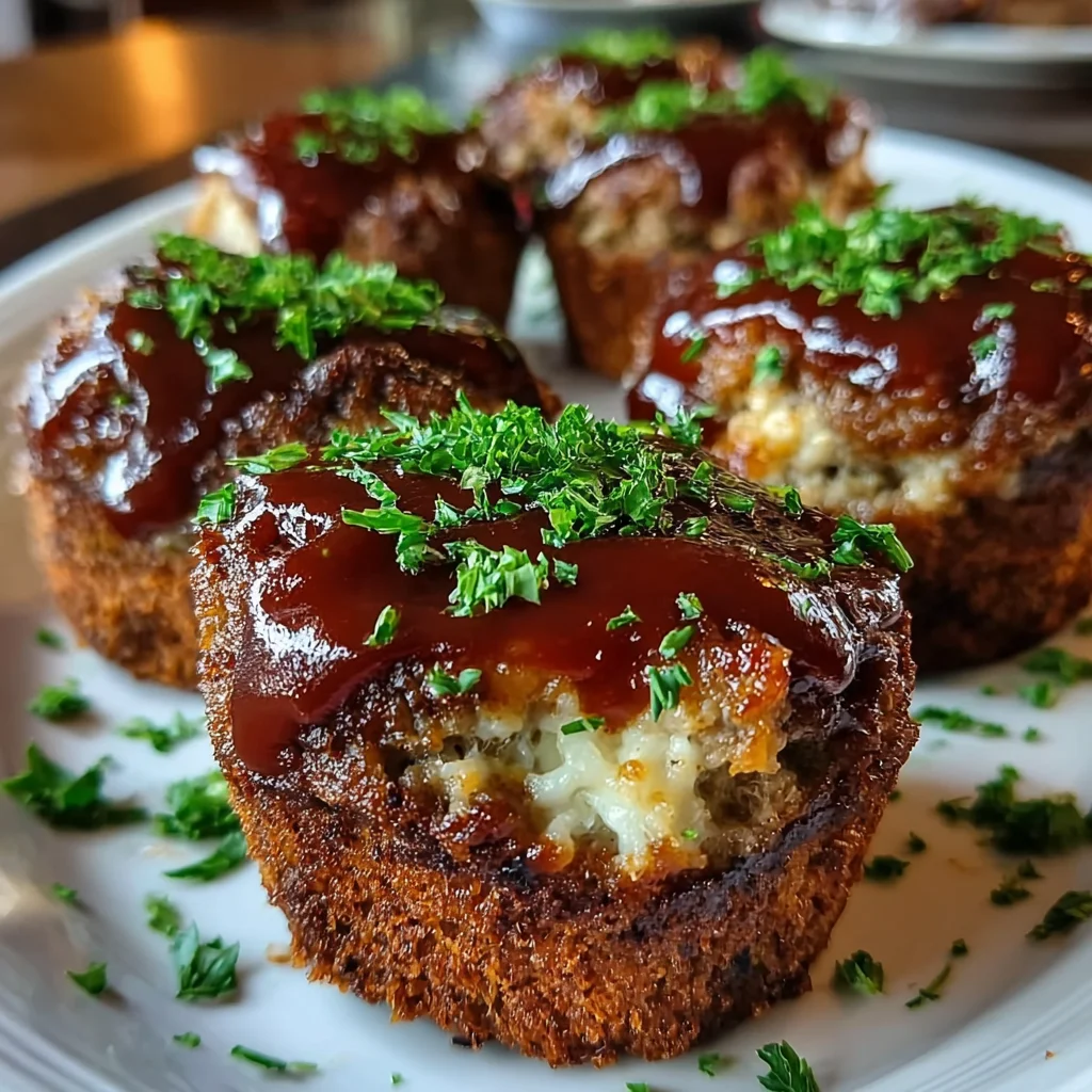 Mini BBQ Bourbon Meatloaf Cups | Smoky, Tangy & Bite-Sized Comfort Food