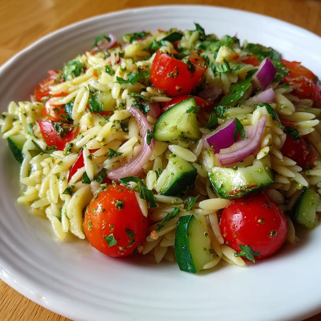 Orzo Pesto Salad – Fresh, Herby & Perfect for Summer!