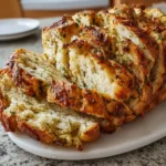 Swirled Garlic Herb & Cheese Bread – Pull-Apart, Buttery Heaven!