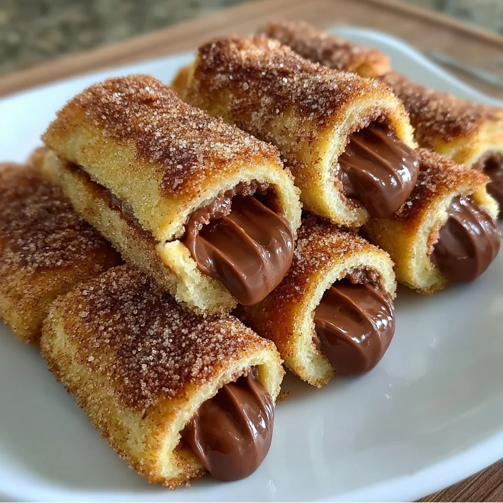 Peanut Butter Cup French Toast Rolls – Gooey, Decadent & Fun!