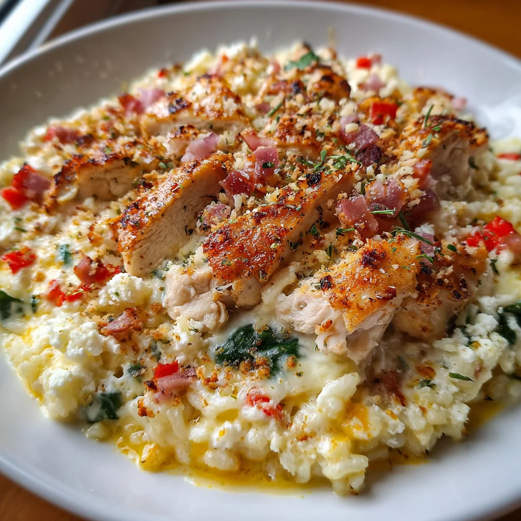 Chicken Rice Feta Casserole – A One-Pan Wonder!