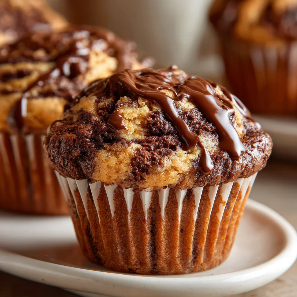 Chocolate Peanut Butter Swirl Muffins – Decadent, Swirled & Perfect for Breakfast!