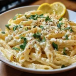 Creamy Lemon Feta Pasta | Zesty, Tangy & Perfectly Creamy