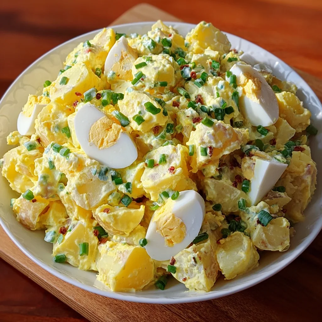 Amish Potato Salad | Creamy, Tangy & Sweet with a Classic Twist
