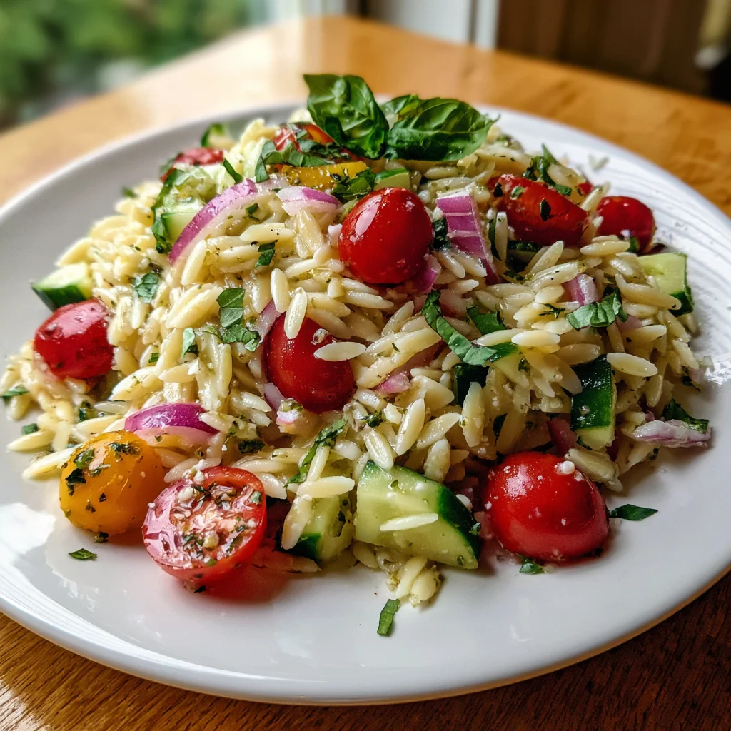 Orzo Pesto Salad – Fresh, Herby & Perfect for Summer!