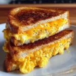 Scrambled Egg Grilled Cheese Sandwich – Breakfast Comfort in Every Bite!