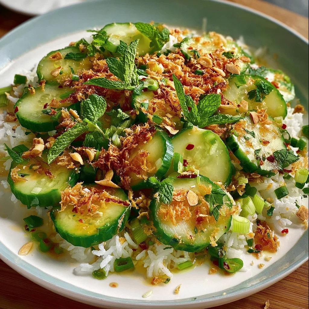Smacked Cucumber Rice Salad – Crunchy, Savory & Totally Addictive!