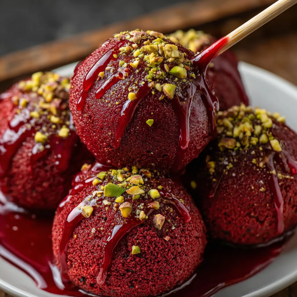 Cherry Red Velvet Pancake Pops – Fun, Festive & Perfect for Brunch!