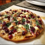 Cranberry Chicken & Brie Pizza | Sweet, Savory & Holiday-Worthy